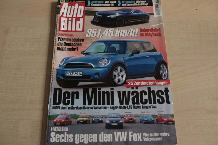 Deckblatt Auto Bild (19/2005)